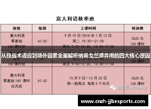 从技战术适应到场外因素全面解析纳英戈兰遭弃用的四大核心原因